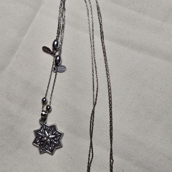 Alex and Ani Silver "Healing Love" Charm Necklace Adjustable Length - Picture 4 of 5